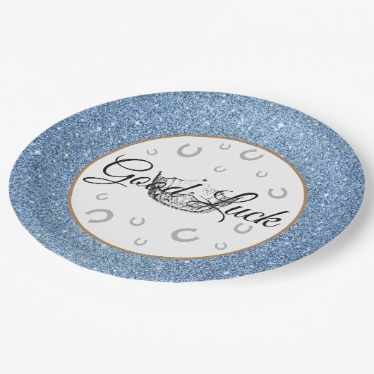 アメリカ恋しく思クラウングッドラック9"紙プレート ペーパープレート (アングル)