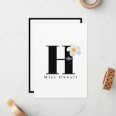 アメリカ恋しく思クラウンフラットノートカード – ブラック ノートカード (正面/裏面インサイチュ)