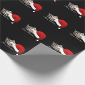 アメリカ恋しく思クラウン&サンタハットクリスマスギフトラップ ラッピングペーパー (角)