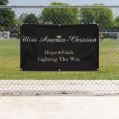 アメリカ恋しく思クリスチャン型のカスタムバナー 横断幕 (インサイチュ)