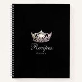 アメリカ恋しく思シルバークラウンカスタムレシピノート ノートブック (正面)