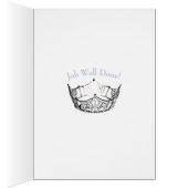 アメリカ恋しく思シルバークラウングリーティングカードウェル完了 (内側 (右))