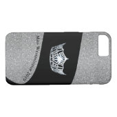 アメリカ恋しく思シルバークラウンフォンケース – カスタム Case-Mate iPhoneケース (裏面(横))