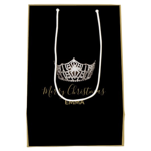 アメリカ恋しく思シルバークラウン2トーン抱き枕 – 中 ミディアムペーパーバッグ (裏面)