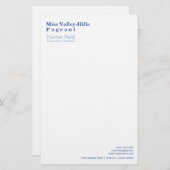 アメリカ恋しく思スタイルが明確に文房具をキャプション 便箋 (正面/裏面)