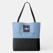 アメリカ恋しく思スタイルカスタムカラークラウントート トートバッグ (裏面)