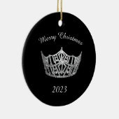 アメリカ恋しく思スタイルカスタムサークルオーナメント セラミックオーナメント (右)