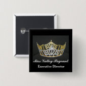 アメリカ恋しく思スタイルカスタムページャントボタンクラウン 缶バッジ (正面&裏面)