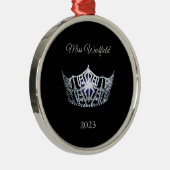 アメリカ恋しく思スタイルクラウンクリスマスオーナメント メタルオーナメント (右)