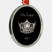 アメリカ恋しく思スタイルクラウンクリスマスオーナメント メタルオーナメント (右)