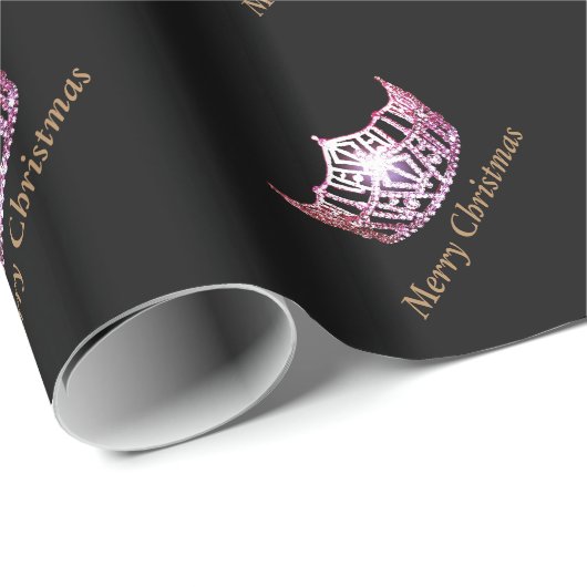 アメリカ恋しく思スタイルクラウンクリスマスラッピング紙 ラッピングペーパー (ロールコーナー)