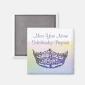 アメリカ恋しく思スタイルクラウンマグナットインレインボー マグネット (正面/裏面)