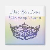 アメリカ恋しく思スタイルクラウンマグナットインレインボー マグネット (正面)