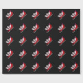 アメリカ恋しく思スタイルクラウンラッピング紙 ラッピングペーパー (フラット)