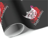 アメリカ恋しく思スタイルクラウンラッピング紙 ラッピングペーパー (ロールコーナー)