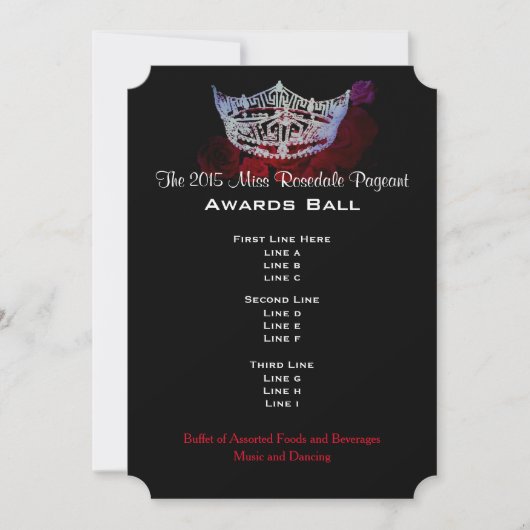 アメリカ恋しく思スタイルクラウン&バラ賞ボール/インベント (正面)