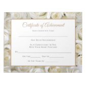 アメリカ恋しく思スタイルページェント証明書 – 実績 ノートパッド (正面)