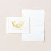 アメリカ恋しく思スタイルホイルクラウンミニノートカード 箔カード (ディスプレー)