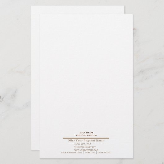 アメリカ恋しく思スタイル底面文房具 便箋 (正面/裏面)