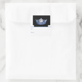 アメリカ恋しく思ブルークラウンピール&スティックギフトラベル スクエアシール (バッグ)