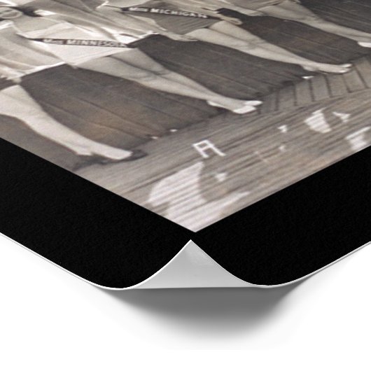 アメリカ恋しく思ページェント写真1953 ポスター (角)