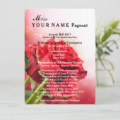 アメリカ恋しく思レッド・ローズ賞選手権賞球技部 プログラム (スタンド正面)