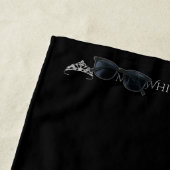 アメリカ恋しく思ロデオカスタムシルバークラウンビーチタオル ビーチタオル (インサイチュ)