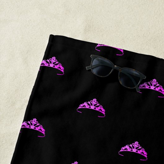 アメリカ恋しく思ロデオUSAティアラクラウンビーチタオル ビーチタオル (インサイチュ)