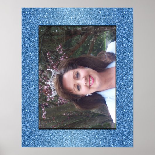 アメリカ恋しく思合衆国グリッターカスタムポスターポートレート ポスター (正面)