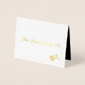 アメリカ恋しく思合衆国ページェント10代のサンキューカード 箔カード (正面)