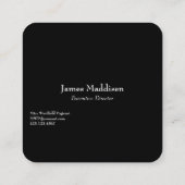 アメリカ恋しく思金ゴールドクラウンビジネスカード スクエア名刺 (裏面)