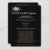 アメリカ恋しく思金ゴールドクラウン賞球番組カード プログラム (正面/裏面)