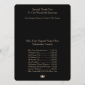 アメリカ恋しく思金ゴールドクラウン2賞ボールプログラムカード プログラム (裏面)