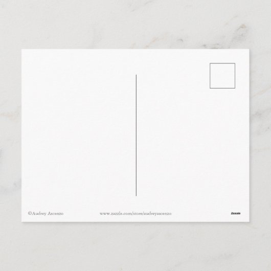 アメリカ恵みゼラニウムポット葉書 シーズンポストカード (裏面)