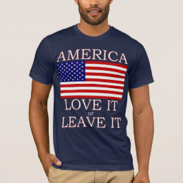 アメリカ愛か離れTシャツか Tシャツ