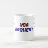 アメリカ愛国アーチェリー コーヒーマグカップ (中央)