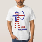 アメリカ愛国アーチェリー Tシャツ (正面)
