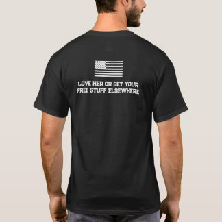 アメリカ愛国デザイン Tシャツ