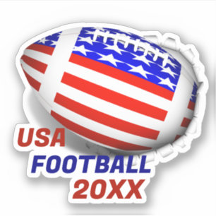 アメリカ愛国フットボールスポーツ シール