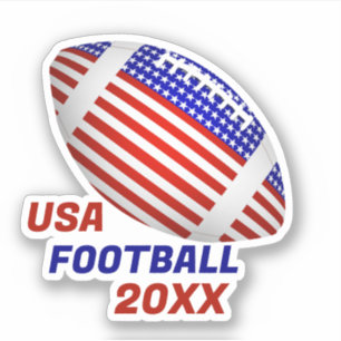 アメリカ愛国フットボールスポーツ シール