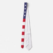 アメリカ愛国主義アメリカ国旗 ネクタイ (裏面)