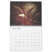 アメリカ愛国主義20XXカレンダー カレンダー (1月 2027)