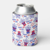 アメリカ愛国主義7月4日 缶クーラー (缶正面)