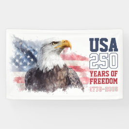 アメリカ愛国主義 アメリカ建国250周年記念パーティー 横断幕
