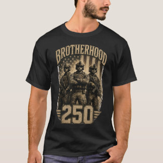 アメリカ愛国主義 ブラザーフッド250 Tシャツ