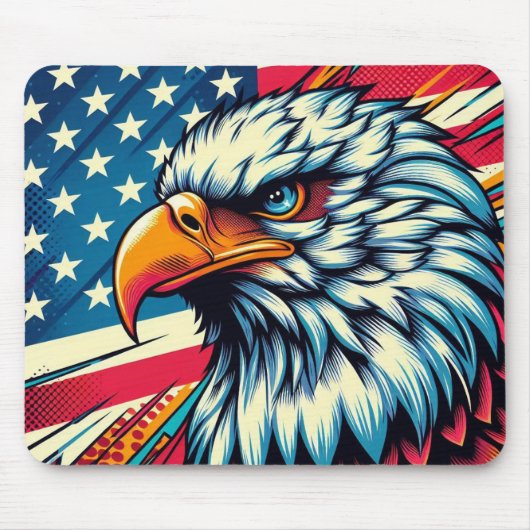 アメリカ愛国主義 マウスパッド (正面)
