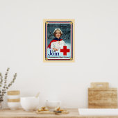 アメリカ愛国主義 – 赤十字社 ポスター (キッチン)