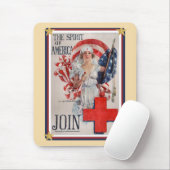 アメリカ愛国主義 – 赤十字社 マウスパッド (マウス)