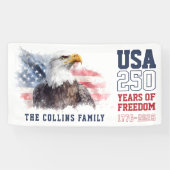 アメリカ愛国主義 250周年記念パーティー 横断幕 (横)