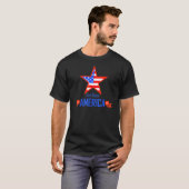 アメリカ愛国主義 – God Bless America Tシャツ (正面フル)